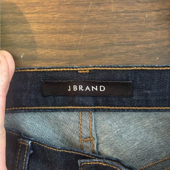 Early J Brand Indigo Clean Rinse Made in California Skinny Ankle Zipper Jeans 26 - Picture 9 of 11